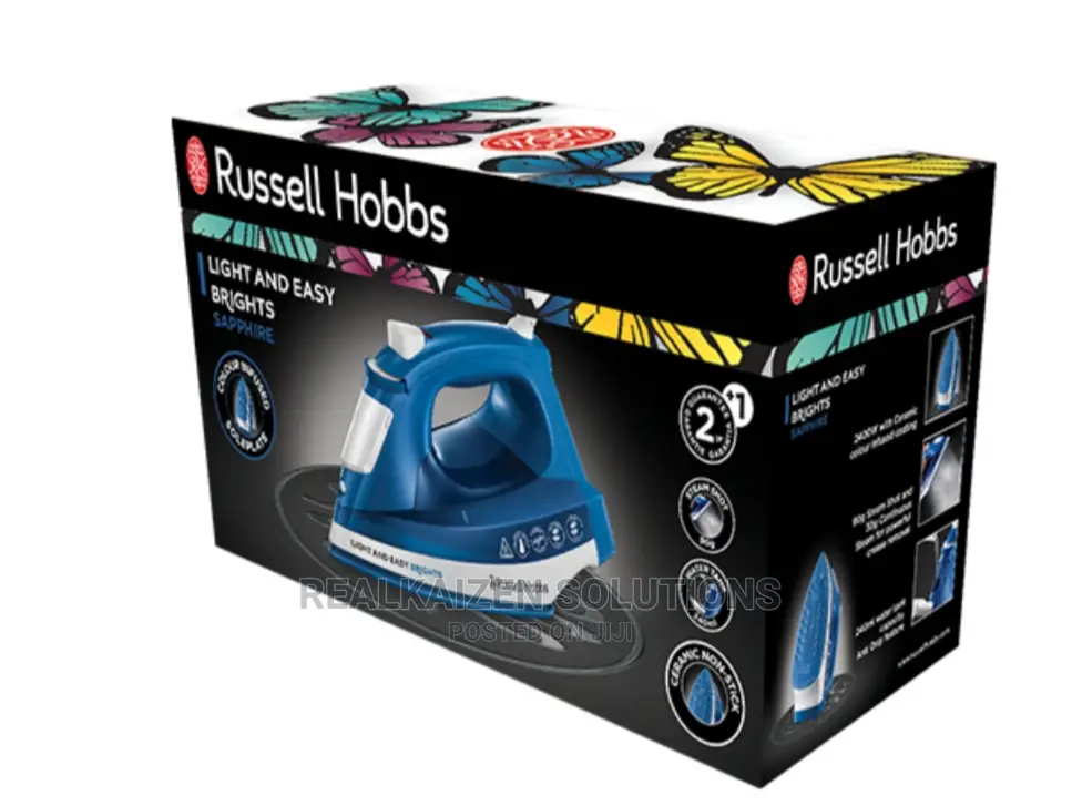 RUSSELL HOBBS Light Easy Brights SAPPHIRE Steam Iron 2400w