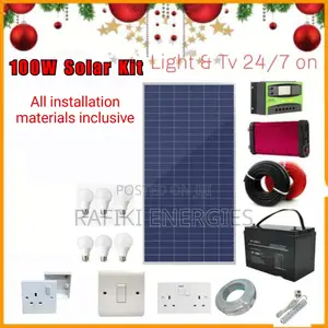 100W Solar Full Kit