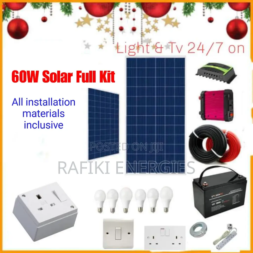 60W Solar Full Kit / Solar System