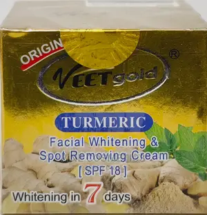 Veet Gold Face TURMERIC Whitening and Dark Spot Cream SPF 18