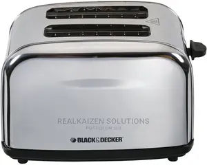 BLACK+DECKER 2 Slice Stainless Steel Cool Touch Toaster