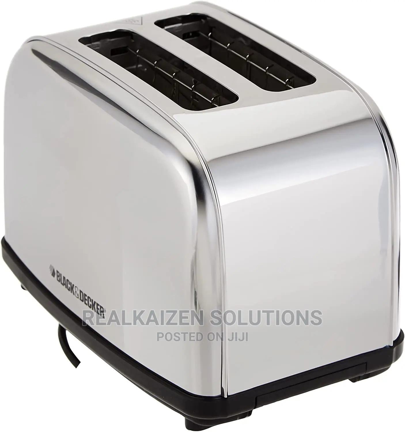 BLACK+DECKER 2 Slice Stainless Steel Cool Touch Toaster