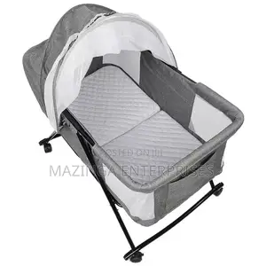 Baby Cradle Bed With Rollers(0-24months)