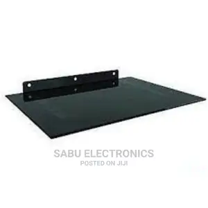 DVD/Decoder, Playstation Single Shelf Wall Mount-Glass