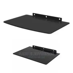 DVD/Decoder, Playstation Single Shelf Wall Mount-Glass