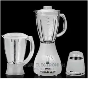 3 in 1 Saachi Blender With Plastic+Glass Jar-Random Color