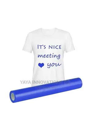 Vinyl Stickers for T-Shirts Blue Color