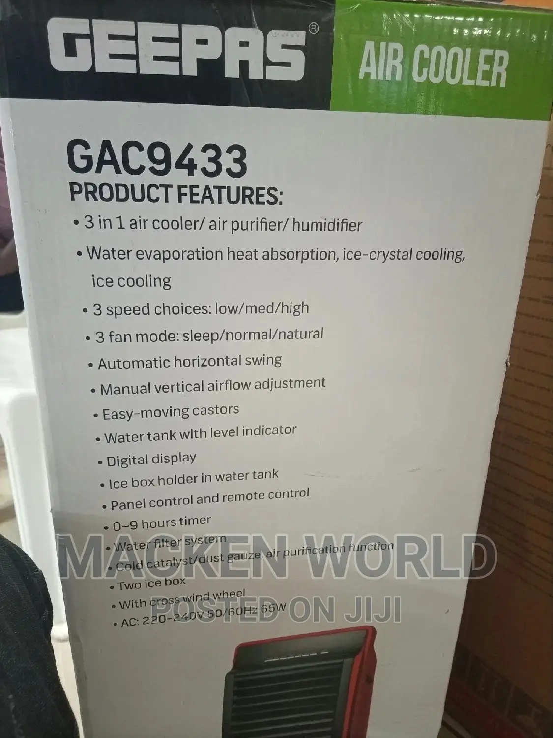 Geepas Air Cooler