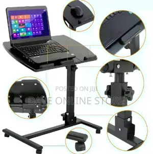 Adjustable Rolling Laptop Stand Desk