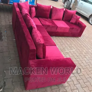 L Sofas Maroon Colour New