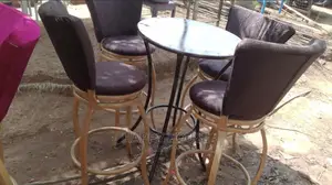 Set of Barstools and Tables