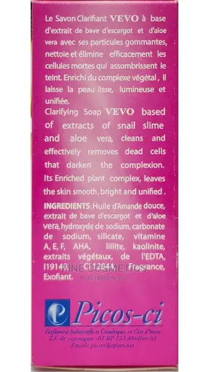 VEVO Clarifying Beauty Soap Hydroquinone Free