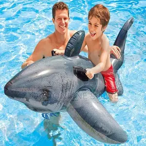 Intex Inflatable Shark Swimming Pool Floater Kids Adults