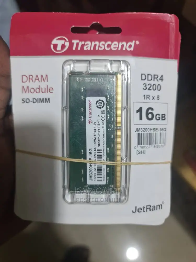 Transcend 16gb Ddr4 Laptop Ram 3200