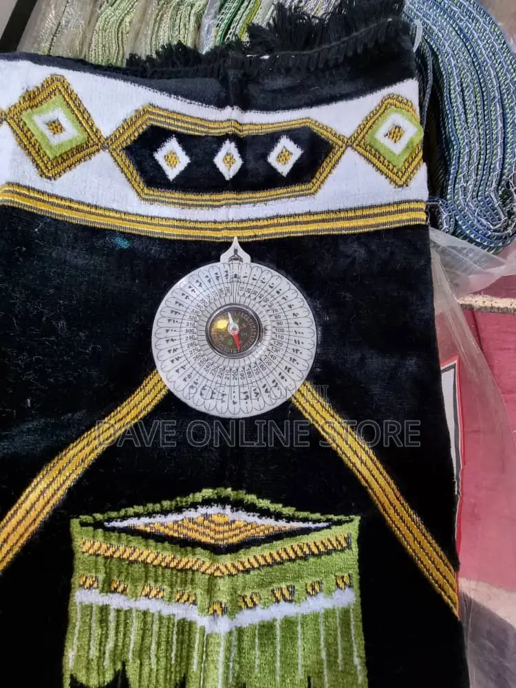 Moslem Kibla Qibla Direction Compass With Prayer Mat