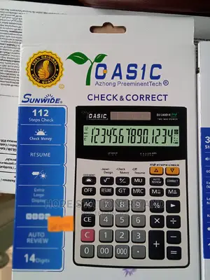 Casic Business Calculator With Money Detection