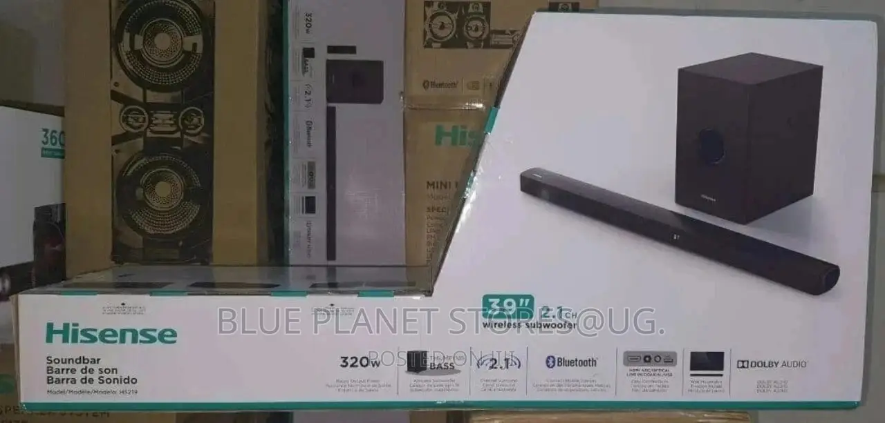 Hisense 2.1ch 320w Wireless Soundbars || HS-219