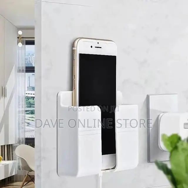 Wall Mounted Phone Holder Organizer / Storage Rack