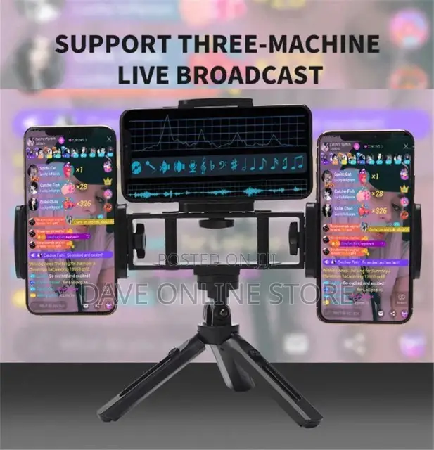 3 Machine Tabletop Camera Flexible Tripod Phone Stand