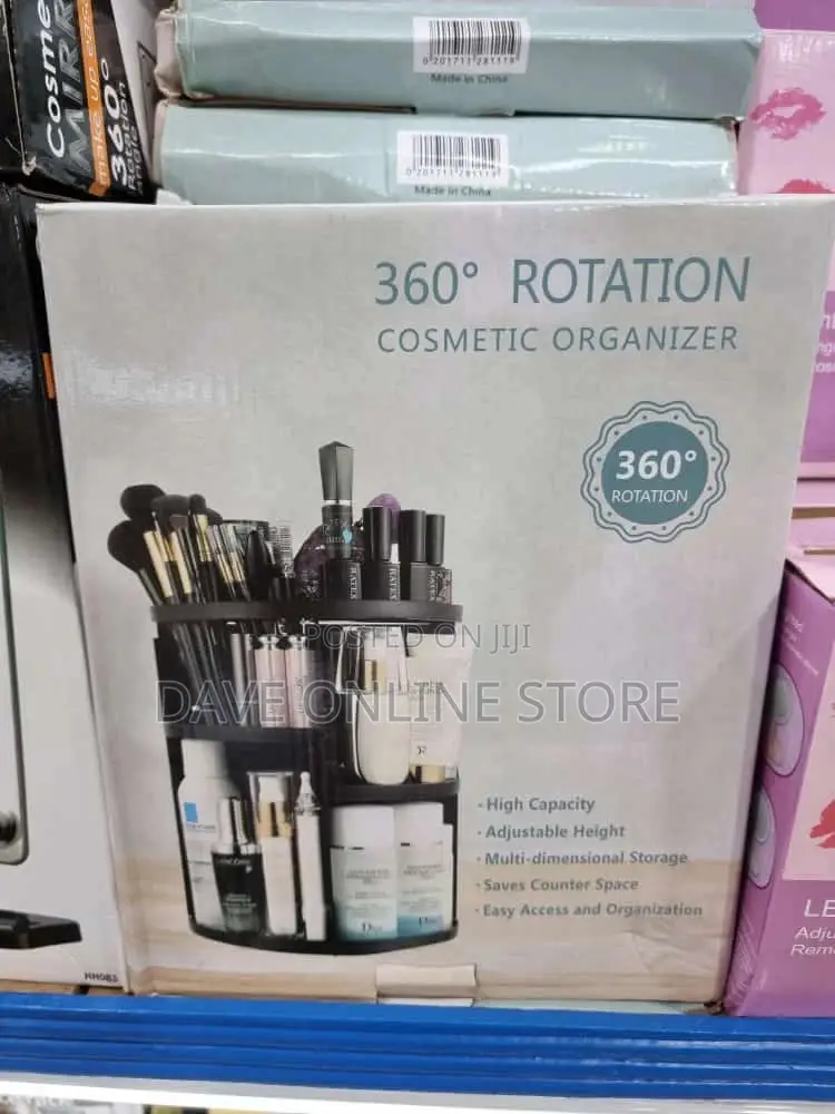 360 Degrees Rotation Cosmetic Makeup Organizer