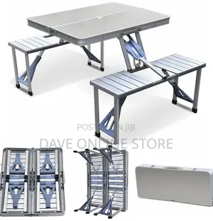 Foldable Outdoor Camping Table and Chair