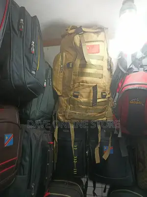 70L Large Military Tan Backpack Sports Camping Travel Bag
