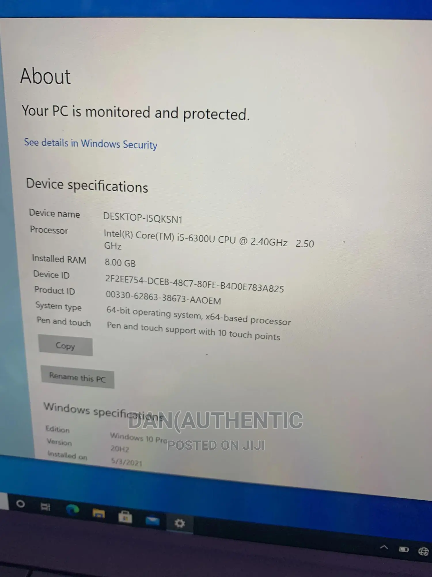 Laptop Microsoft Surface Pro 4 8GB Intel Core I5 SSD 256GB