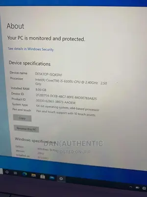 Laptop Microsoft Surface Pro 4 8GB Intel Core I5 SSD 256GB