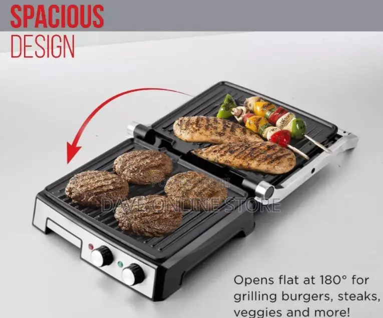 AVINAS 180° Panini BBQ Grill /Sandwich Maker Press Machine