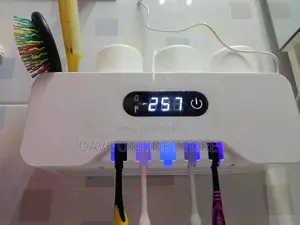 Smart UV Light Sterilizer Toothbrush Toothpaste Dispenser