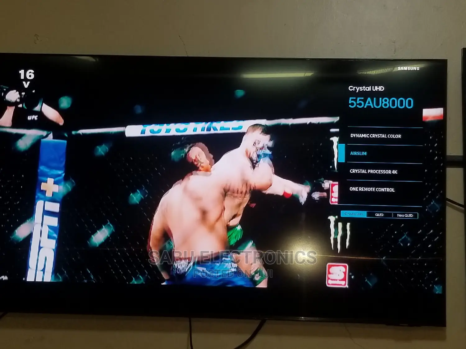 Samsung Smart TV 4k- 55 Inch-Model 55AU800