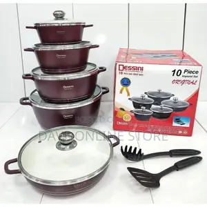 10 Pieces Dessini Cookware Set