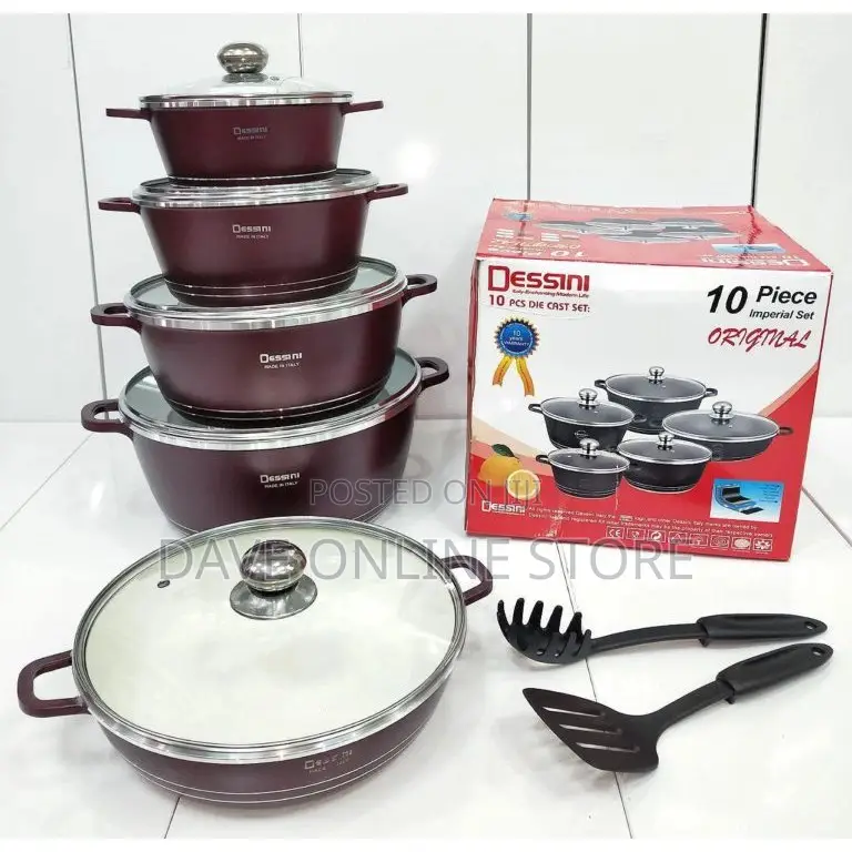 10 Pieces Dessini Cookware Set