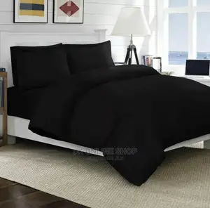 Plain Duvet Cover Pillowcase Bedding Set Stylish Quilt