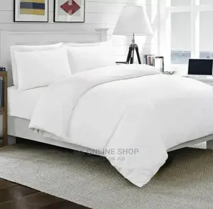 Plain Duvet Cover Pillowcase Bedding Set Stylish Quilt