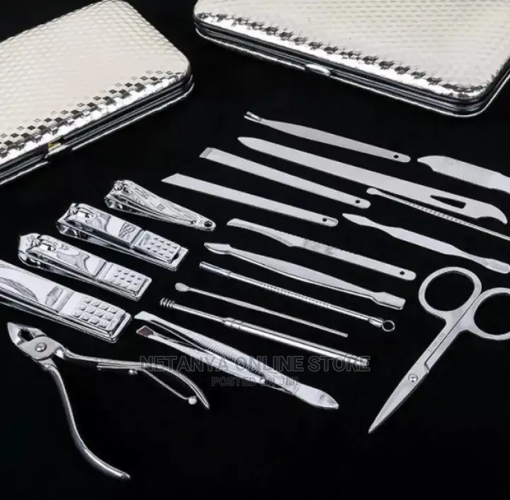 Stainless Steel Manicure Nail Clipper Set.