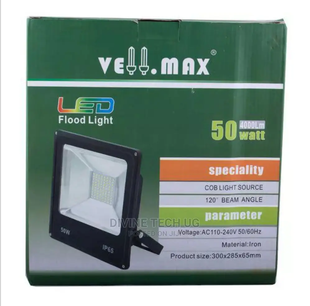 Vell Max Flood Light 50w With 4000lm
