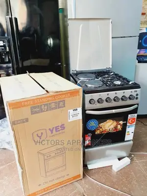 Yes 2 Gas + 2 Electric Cooker