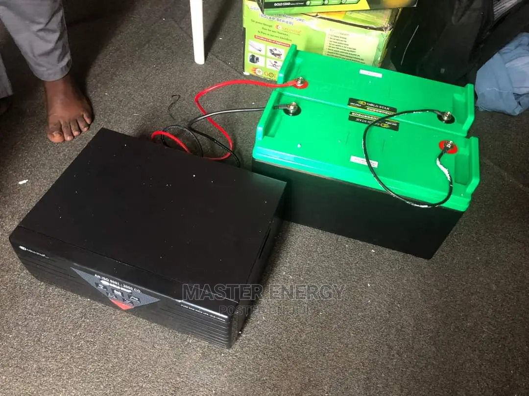 Power Backup System 200ah and 1500va Inverter