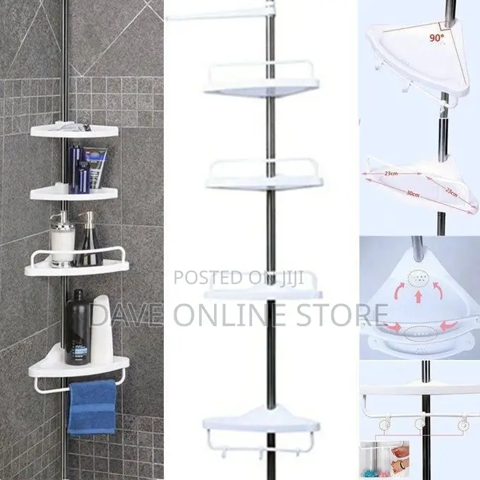 Bathroom Corner Storage Rack