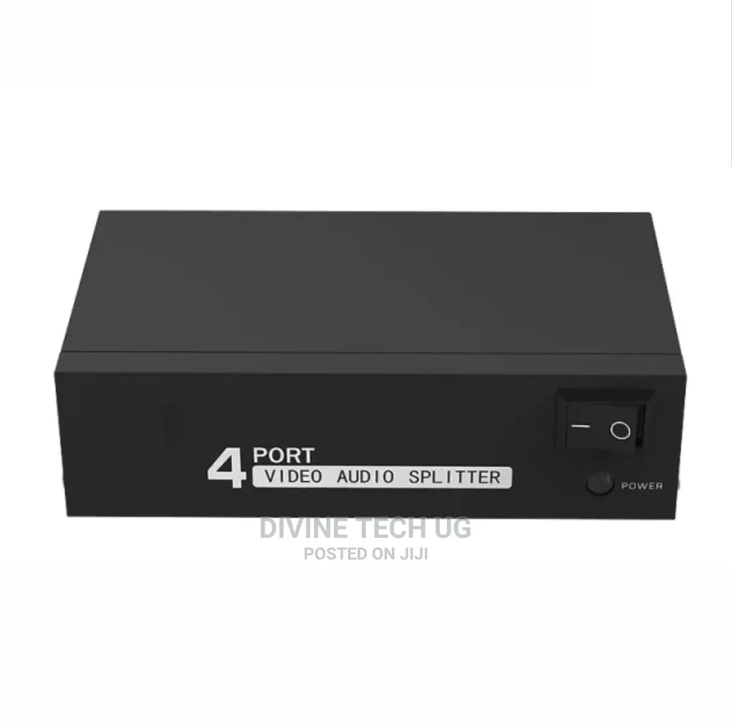 4 Port Video Audio Splitter