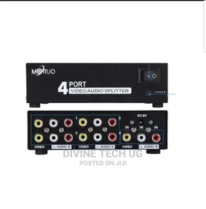 4 Port Video Audio Splitter