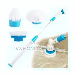Hurricane Spray Spin Tile Scrubber Floor Mop Cleaner Brush