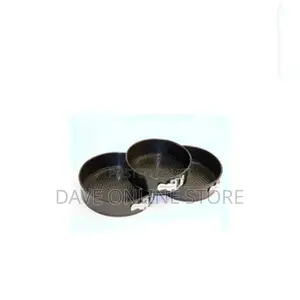 3pcs Round Cake Mould Non-Stick Bakeware Bread Baking Pan