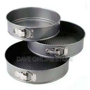 3pcs Round Cake Mould Non-Stick Bakeware Bread Baking Pan