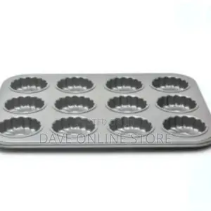 12-Hole Long Life,Cupcake Baking Tray /Oven Tray Pan