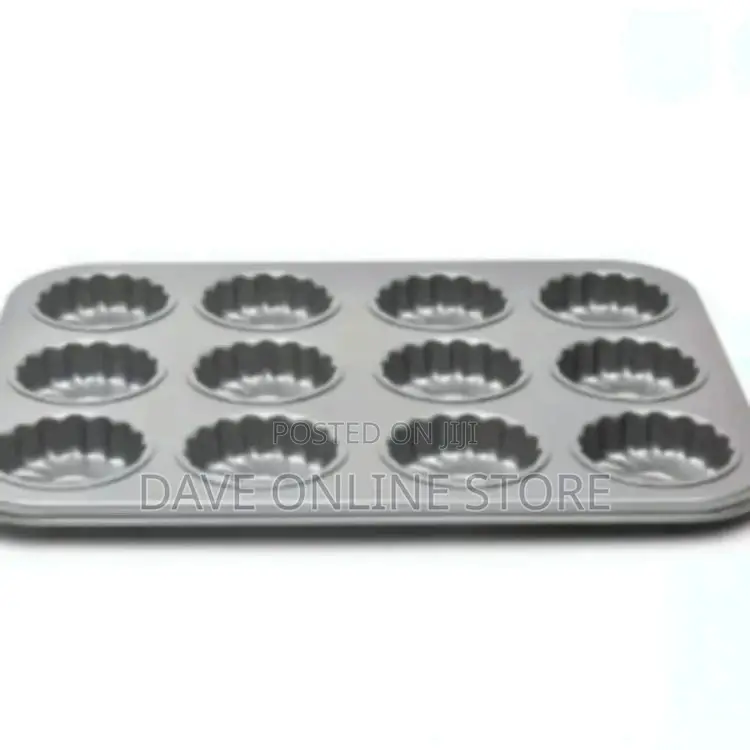 12-Hole Long Life,Cupcake Baking Tray /Oven Tray Pan