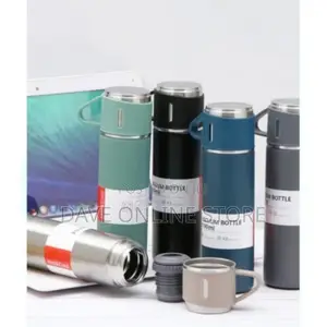 Portable Travel Vacuum Flask Set