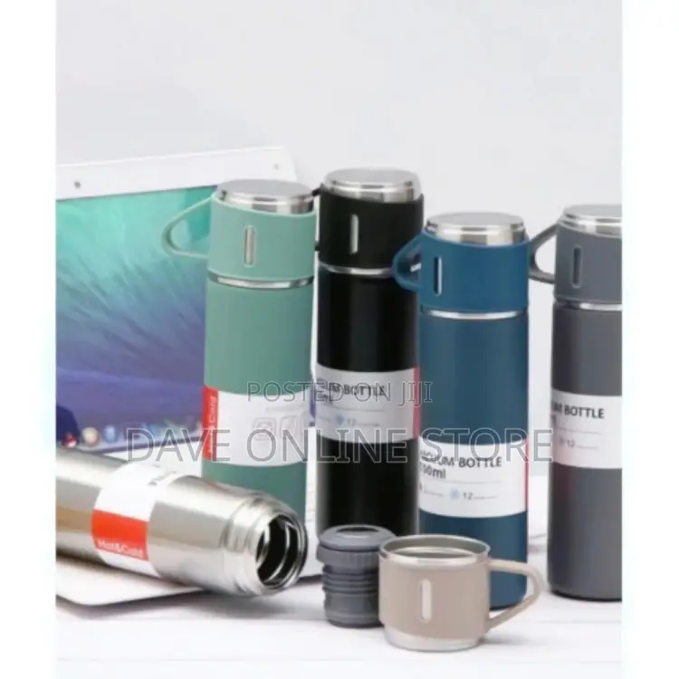 Portable Travel Vacuum Flask Set