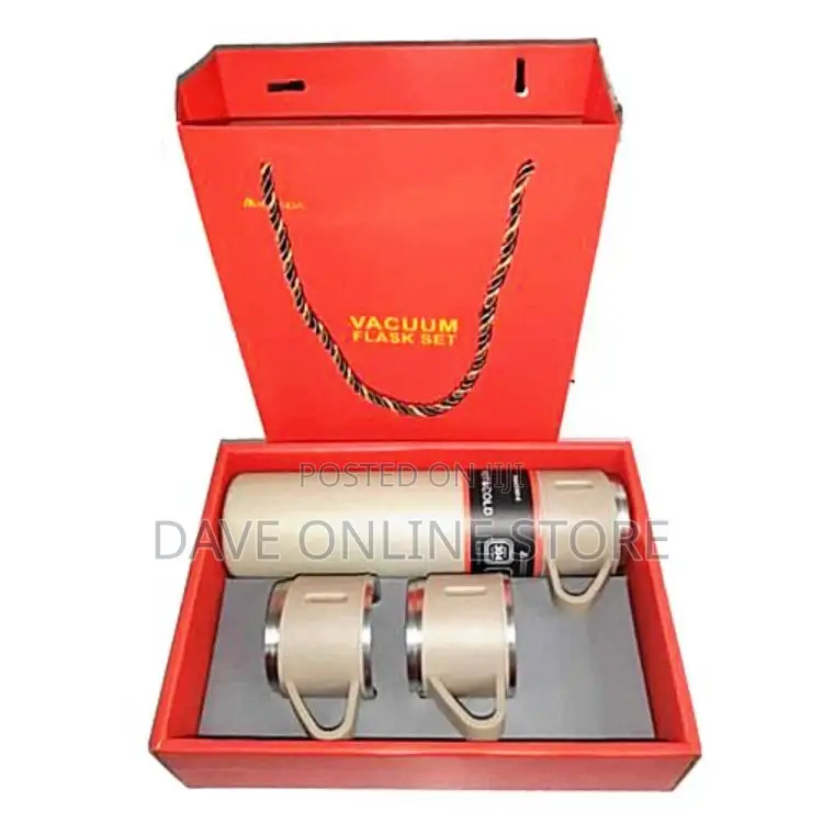 Portable Travel Vacuum Flask Set